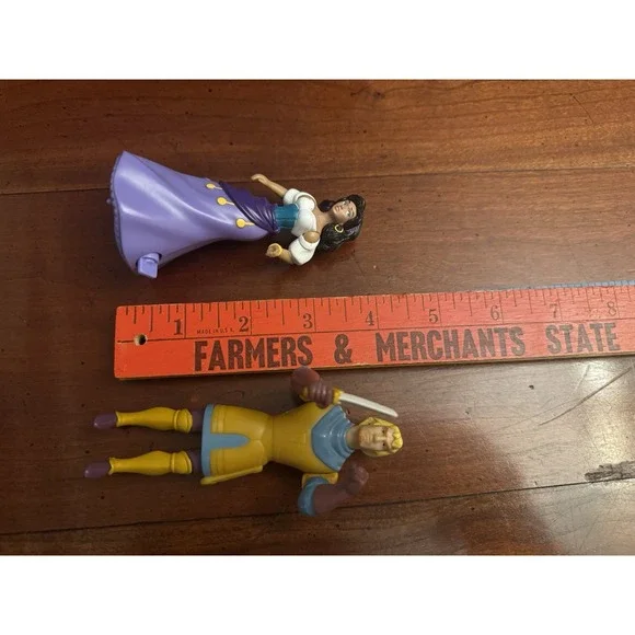 Set‎ Of 3 Hunchback Of Notre Dame 1996 Burger King Figurines Esmerelda Phoebus - Picture 4 of 4